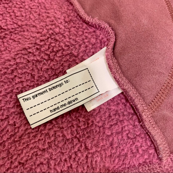 Patagonia Girls Zip Up Hoodie size 14/16 in cranberry colour [full zip, winter] - Picture 7 of 9